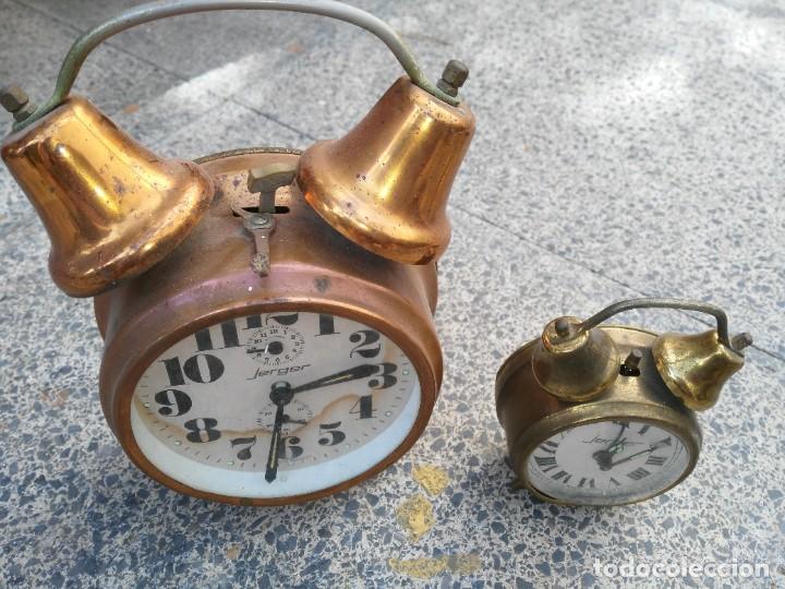 Despertadores antiguos: DOS RELOJES DESPERTADORES - Foto 2