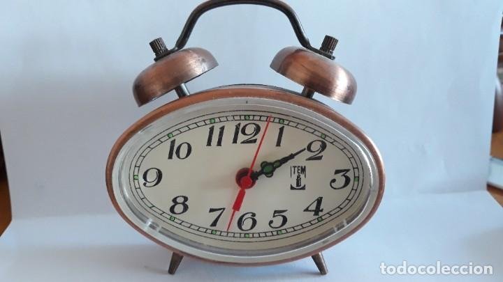 reloj despertador antiguo sinok dos campanas - Compra venta en todocoleccion