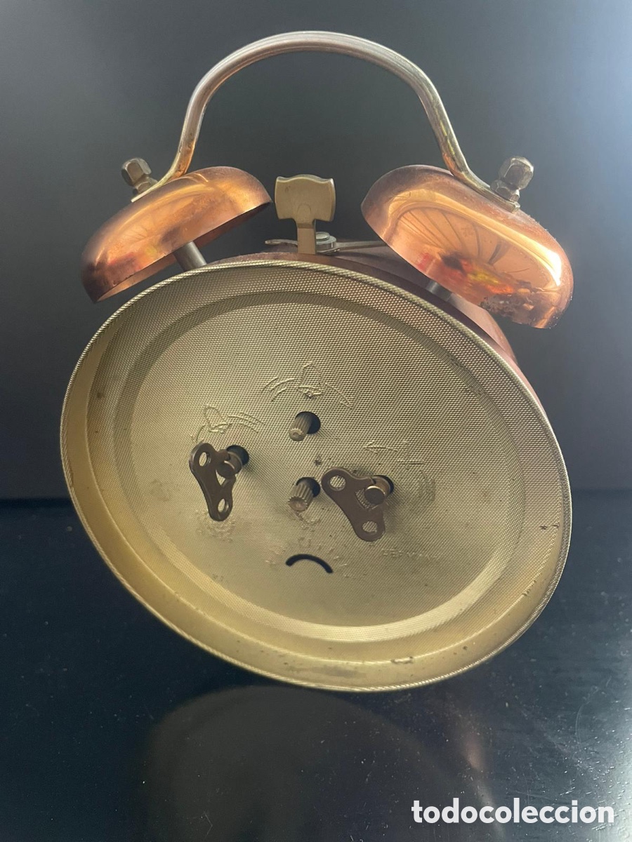 Despertadores antiguos: Reloj alem&aacute;n Jerger - Foto 4