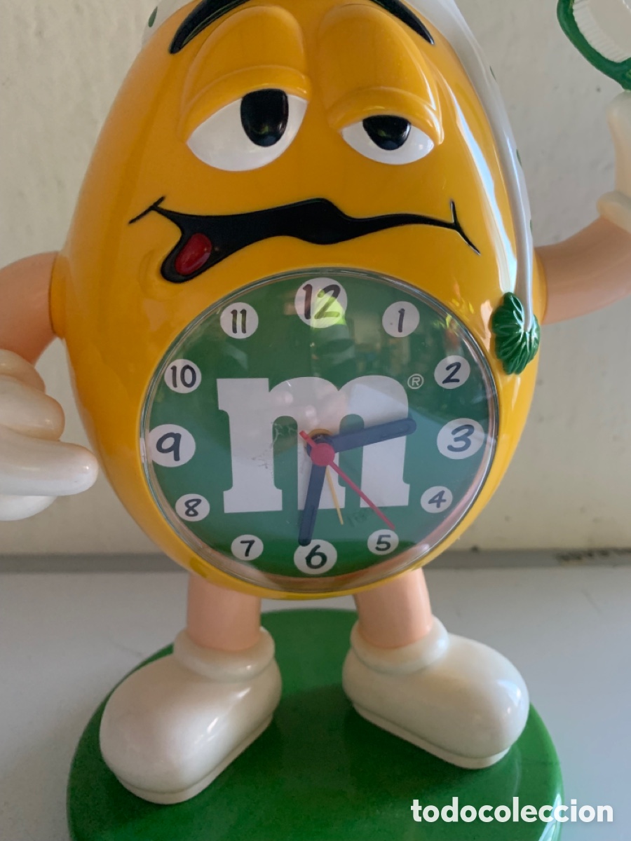Despertadores antiguos: Reloj Despertador M&m. - Foto 2