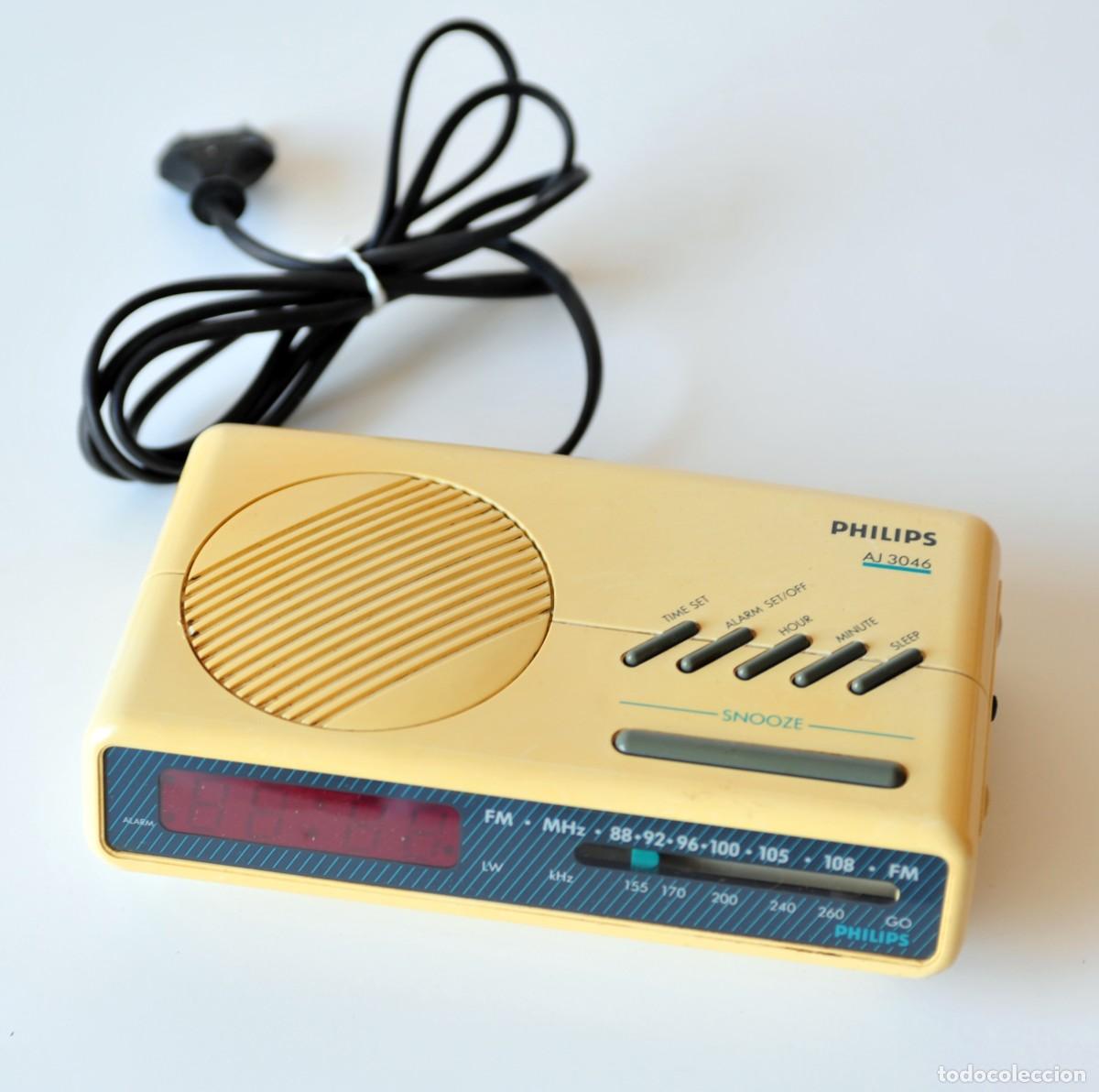 antiguo radio despertador philips - años 70 - Compra venta en todocoleccion