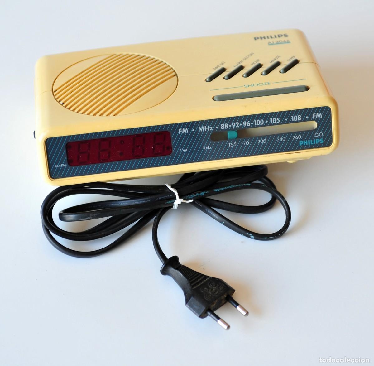 antiguo radio despertador philips - años 70 - Compra venta en