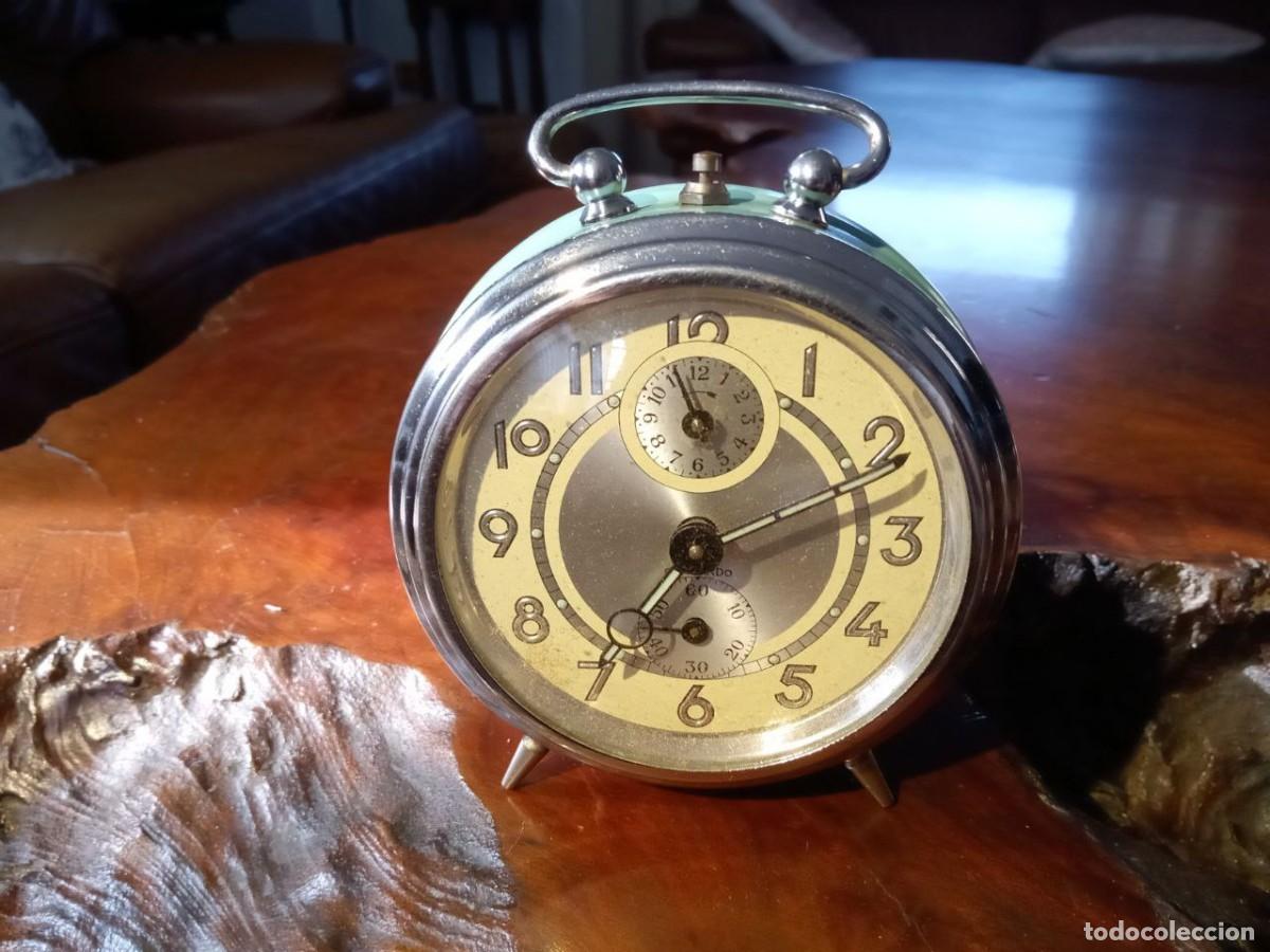 Despertadores antiguos: RELOJ DESPERTADOR BAYARD FUNCIONANDO - Foto 1
