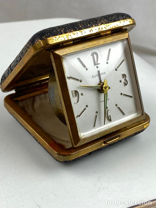 Despertadores antiguos: RELOJ DESPERTADOR EUROPA FUNCIONANDO CORRECTAMENTE - Foto 1