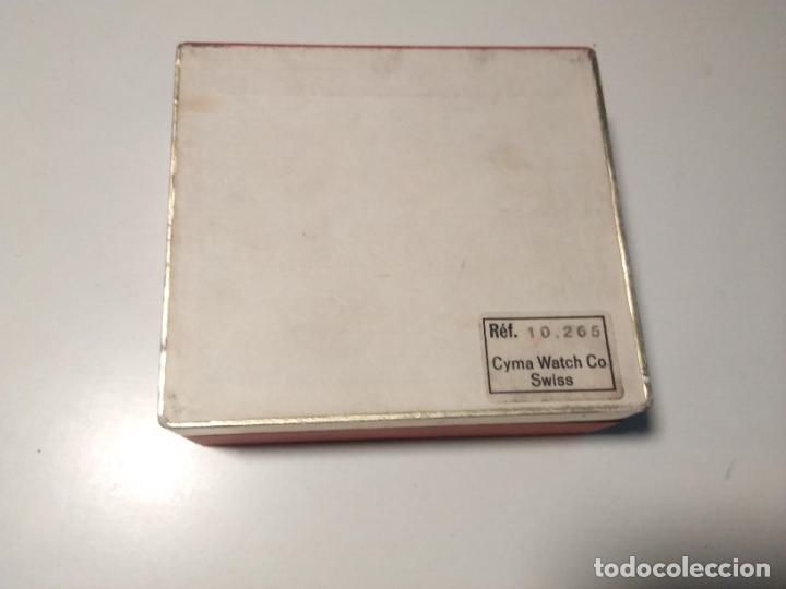 Despertadores antiguos: RELOJ CYMA AMIC EN SU CAJA - Foto 2