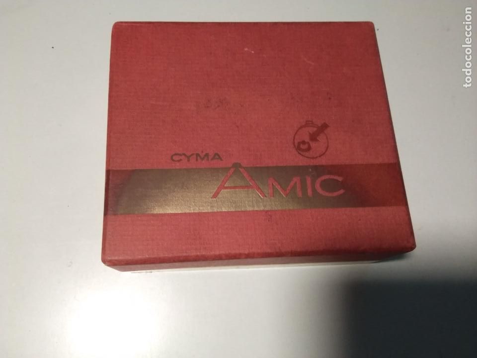 Despertadores antiguos: RELOJ CYMA AMIC EN SU CAJA - Foto 1