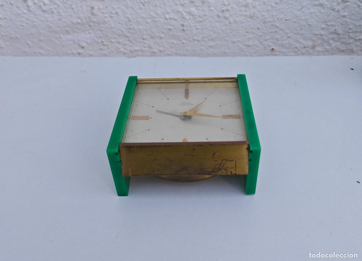 Despertadores antiguos: CYMA AMIC DEPERTADOR DE VIAJE CON ESTUCHE - Foto 5