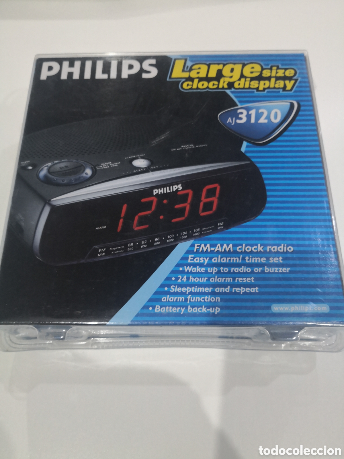 radio despertador philips - Compra venta en todocoleccion