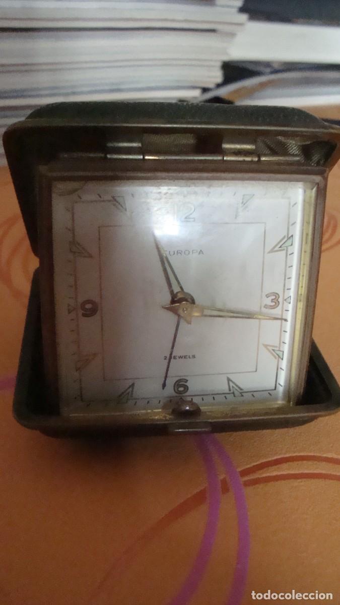 Despertadores antiguos: reloj de mesa antiguo - Foto 1
