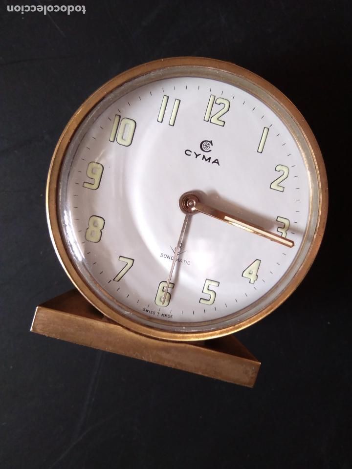 Despertadores antiguos: RELOJ CYMA V8 SONOMATIC DESPERTADOR - Foto 8