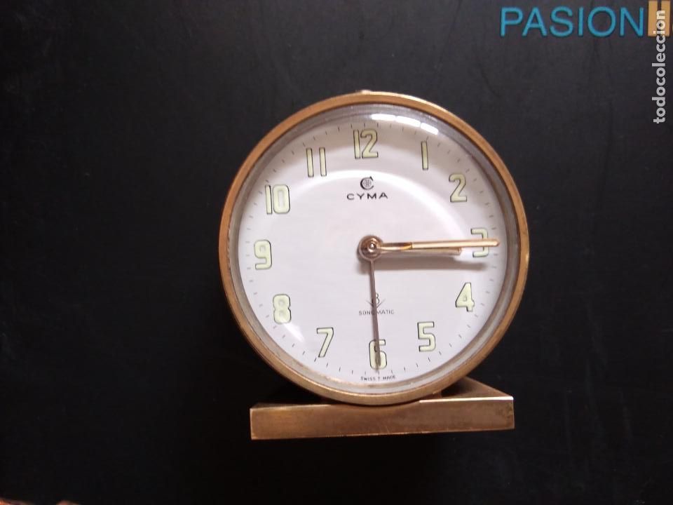 Despertadores antiguos: RELOJ CYMA V8 SONOMATIC DESPERTADOR - Foto 1