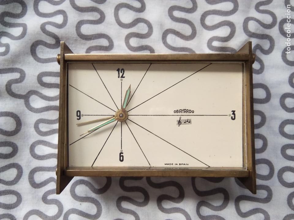 Despertadores antiguos: RELOJ OBAYARDO DESPERTADOR - Foto 1