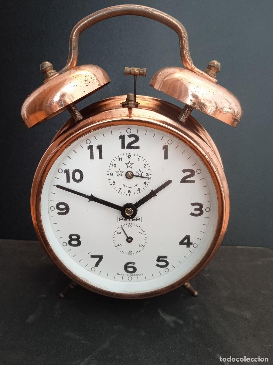 219-despertador petaca marca solar, 7 rubís - Buy Antique alarm clocks on  todocoleccion