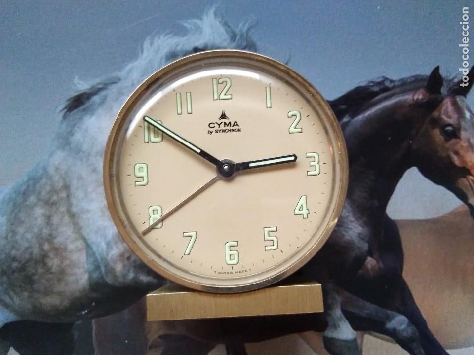 Despertadores antiguos: RELOJ CYMA SYNCHRON DESPERTADOR - Foto 6