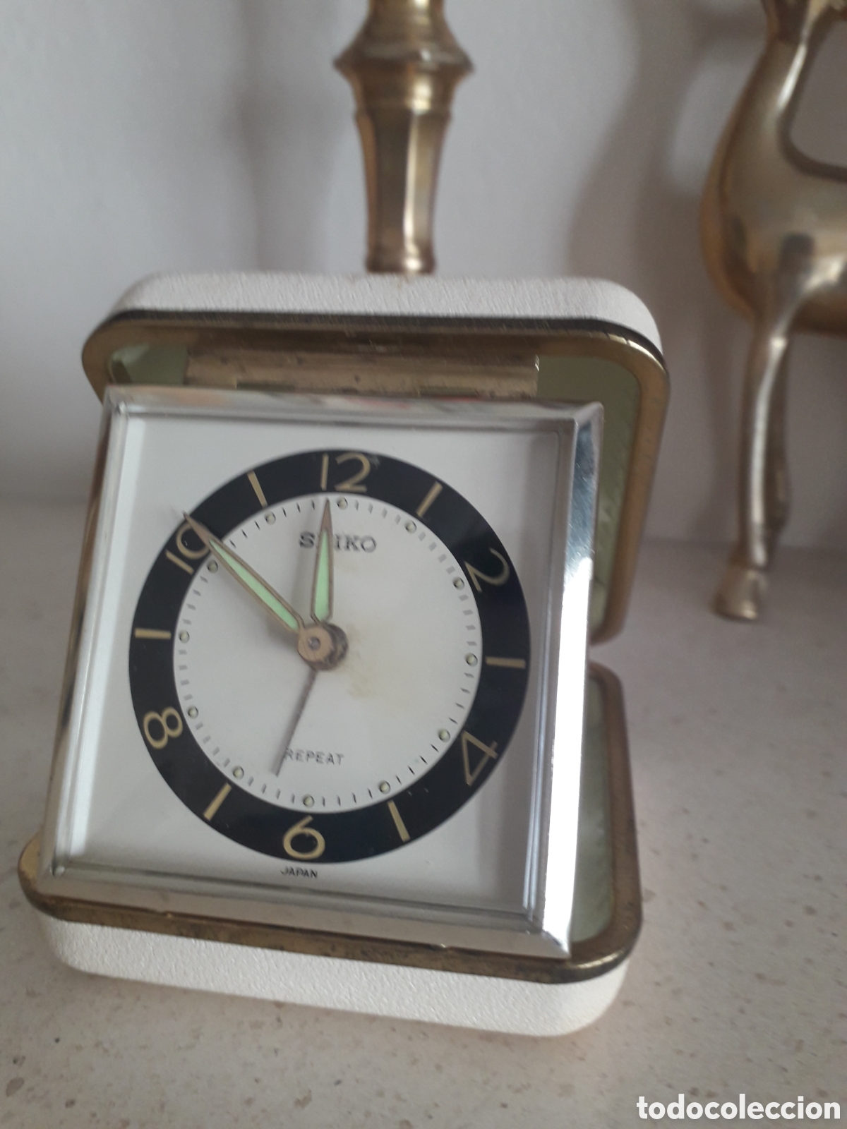 Despertadores antiguos: RELOJ DESPERTADOR DE VIAJE - Foto 1