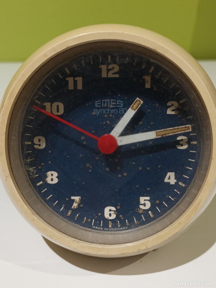 Despertadores antiguos: Reloj despertador Emes synchro 80 - Foto 3