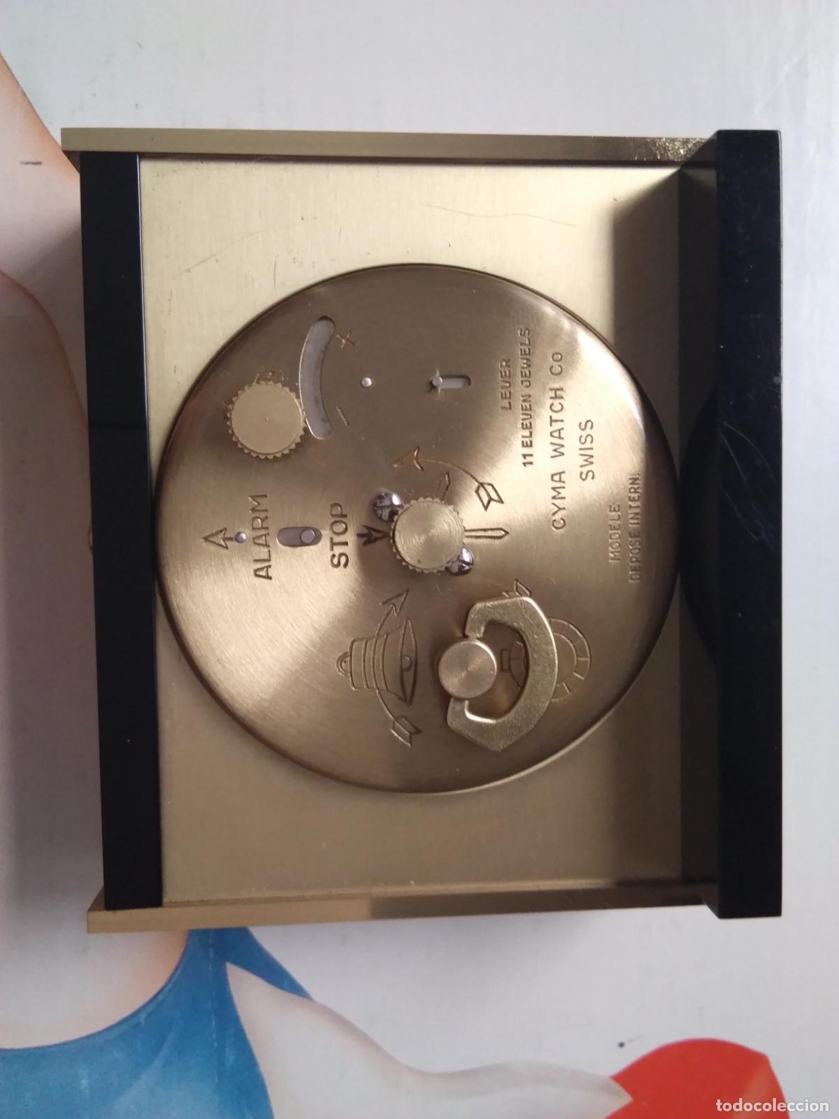 Despertadores antiguos: RELOJ CYMA AMIC EN SU CAJA - Foto 8