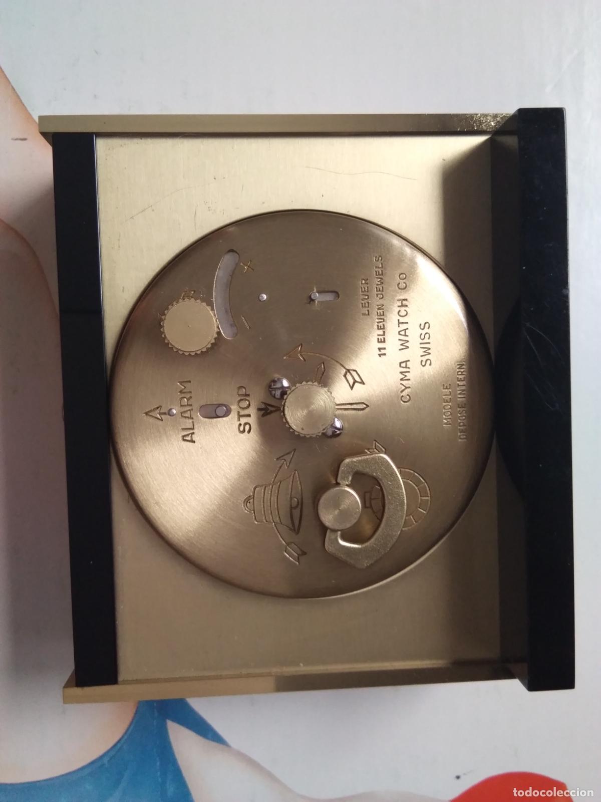 Despertadores antiguos: RELOJ CYMA AMIC EN SU CAJA - Foto 9
