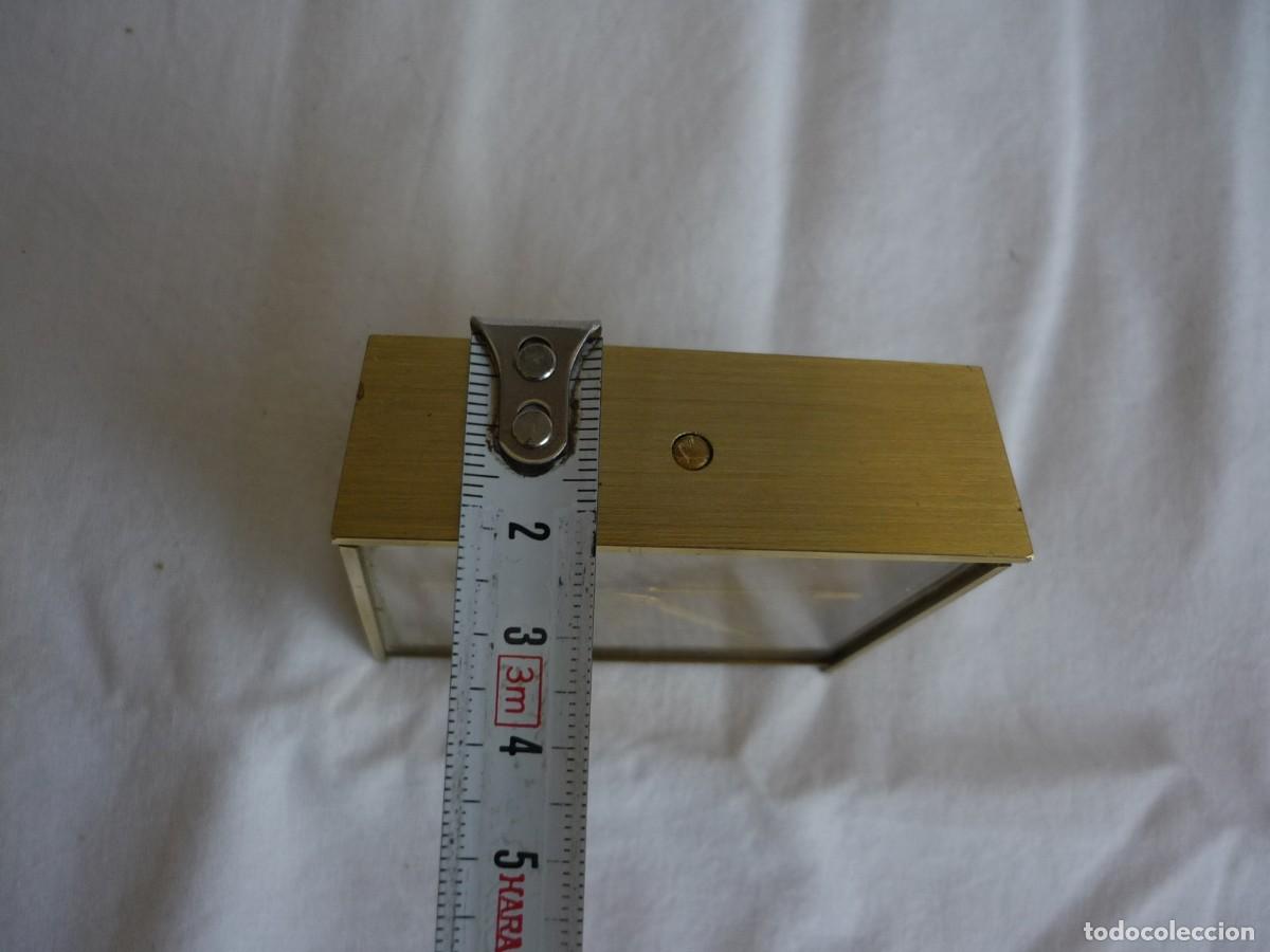 Despertadores antiguos: Reloj despertador de bronce CYMA Amic, funcionando - Foto 10