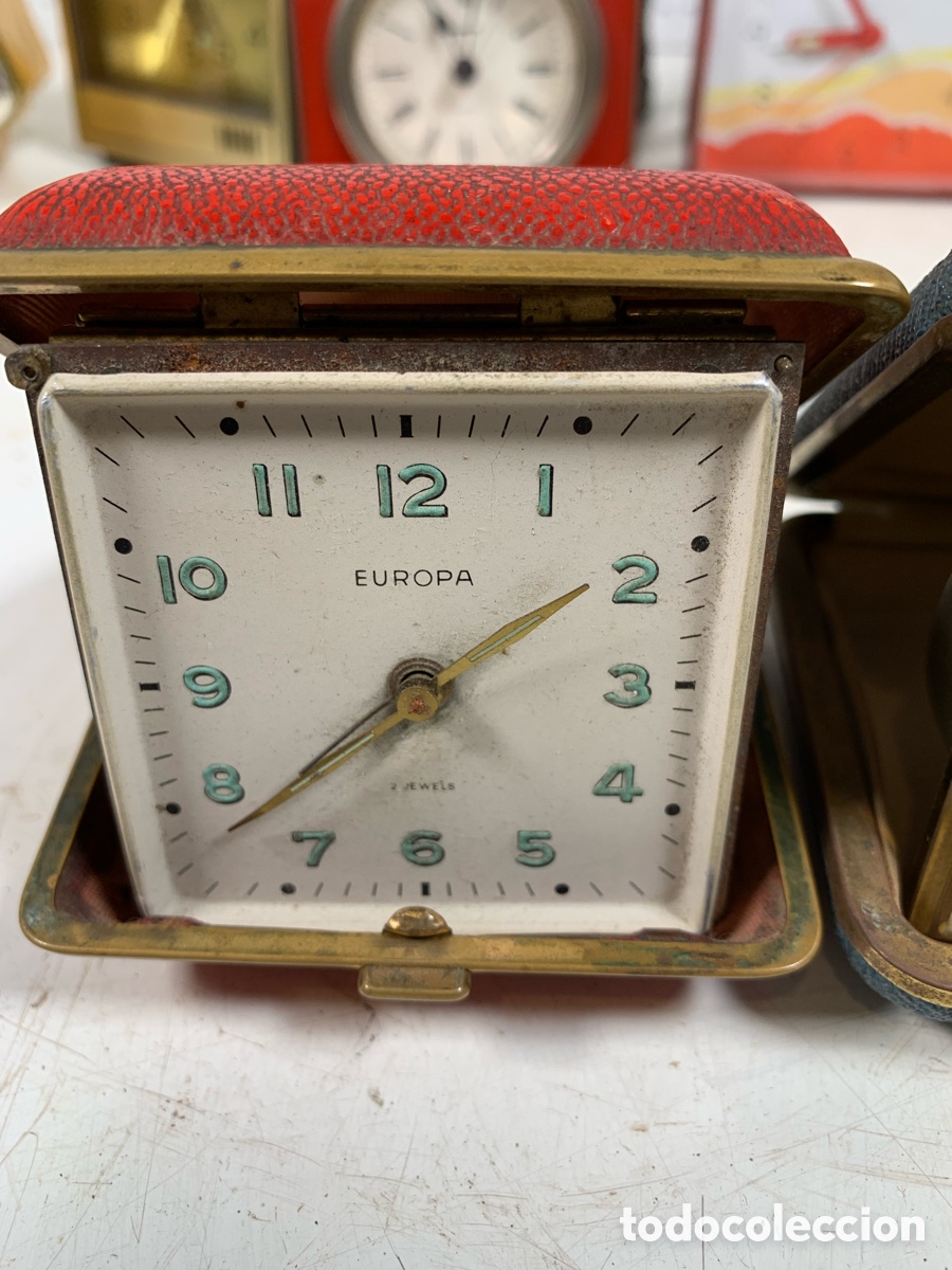 Despertadores antiguos: 01_relojes de viaje Europa - Foto 2