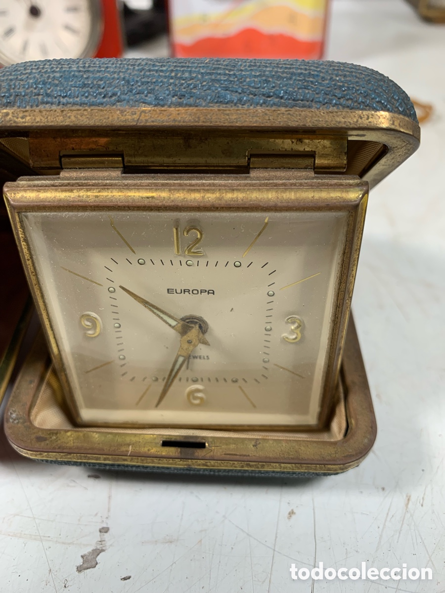 Despertadores antiguos: 01_relojes de viaje Europa - Foto 3
