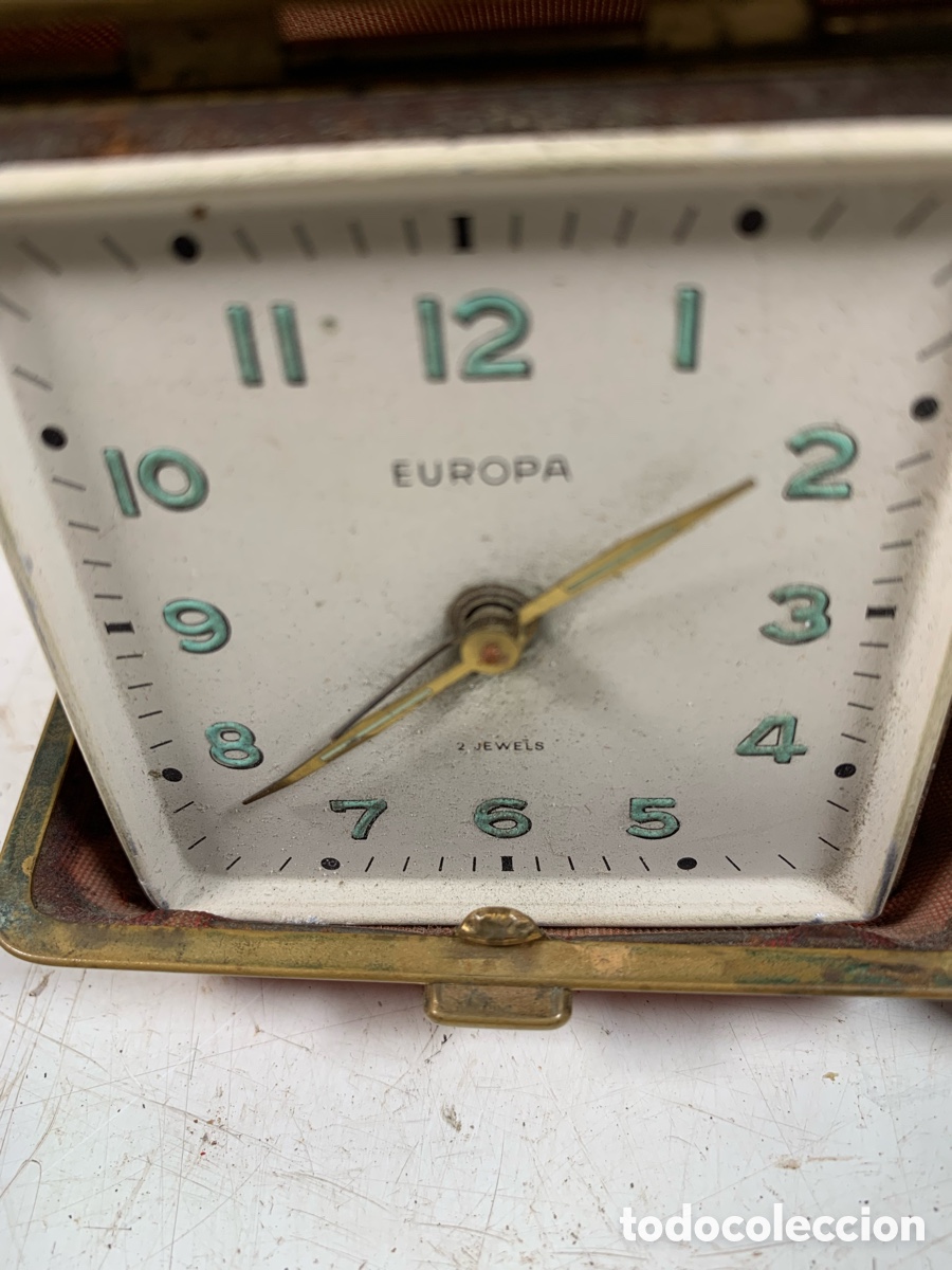 Despertadores antiguos: 01_relojes de viaje Europa - Foto 4