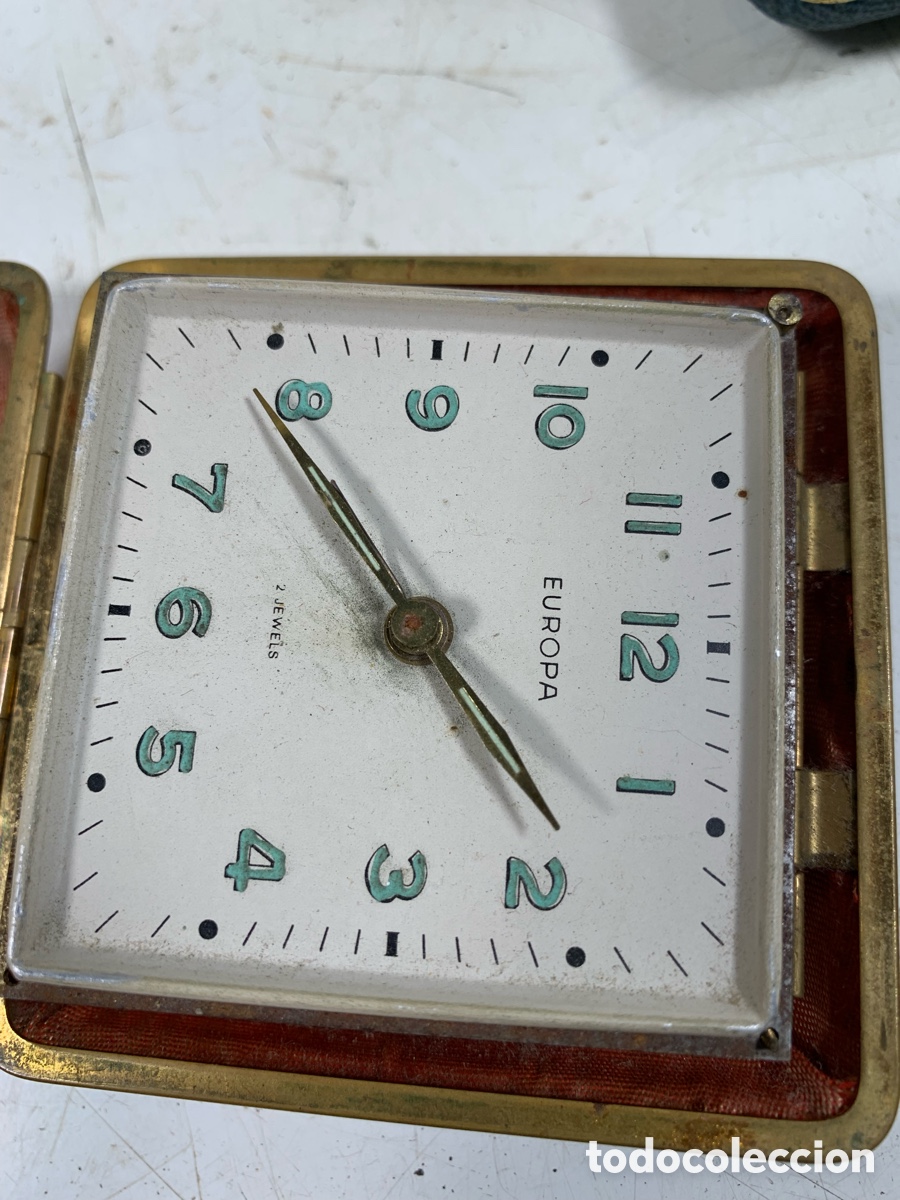 Despertadores antiguos: 01_relojes de viaje Europa - Foto 6