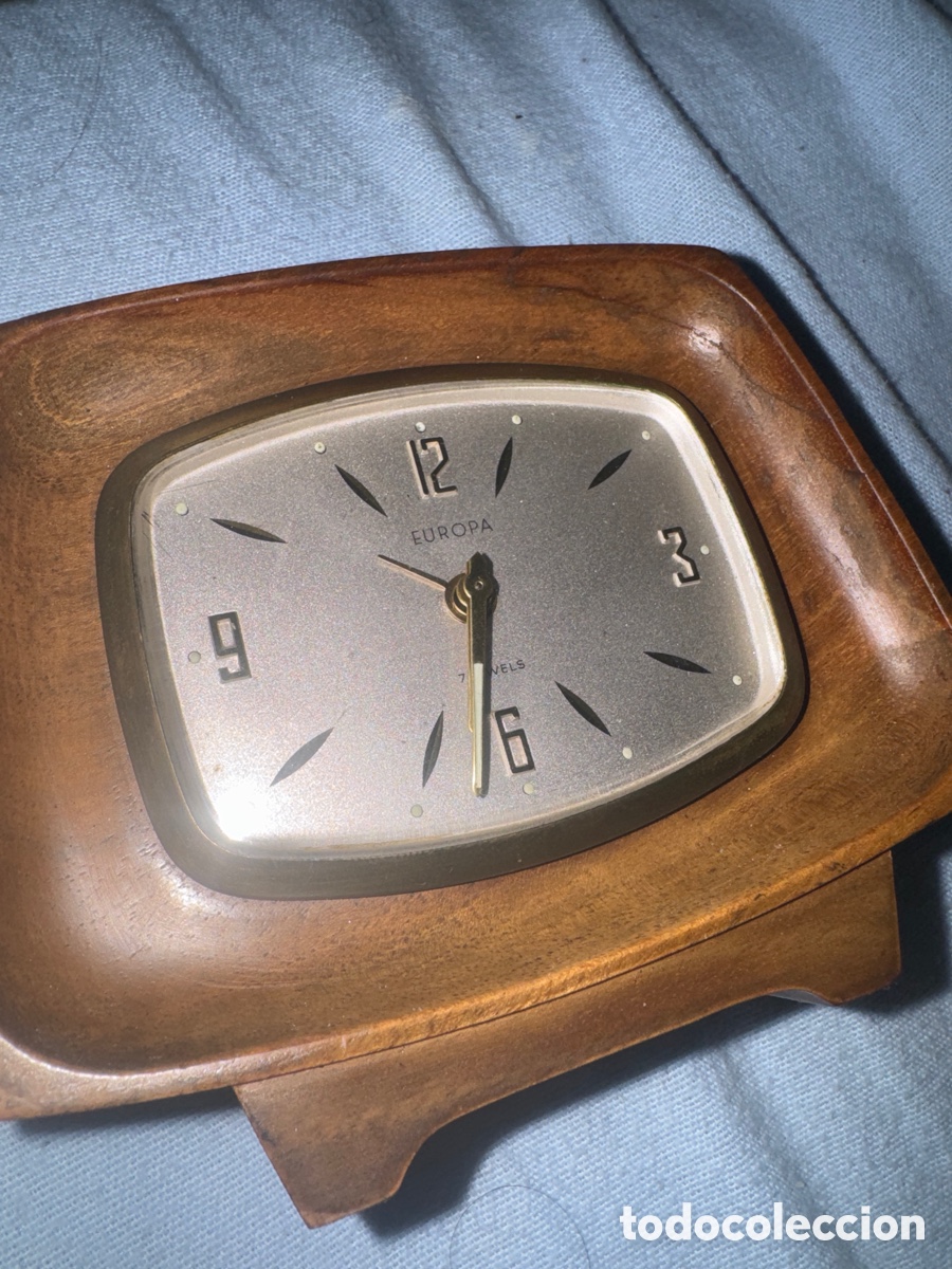 Despertadores antiguos: Reloj de mesilla para reparar o pieza - Foto 2