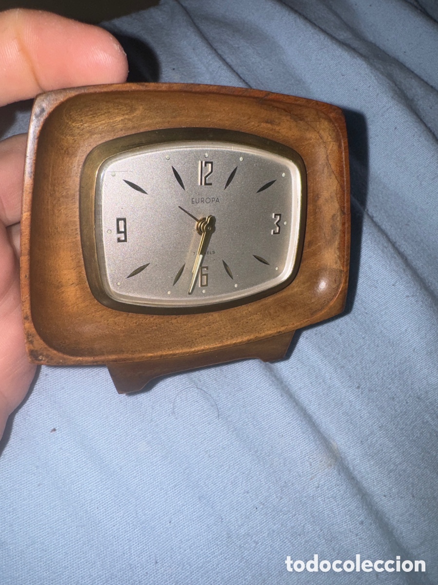 Despertadores antiguos: Reloj de mesilla para reparar o pieza - Foto 1