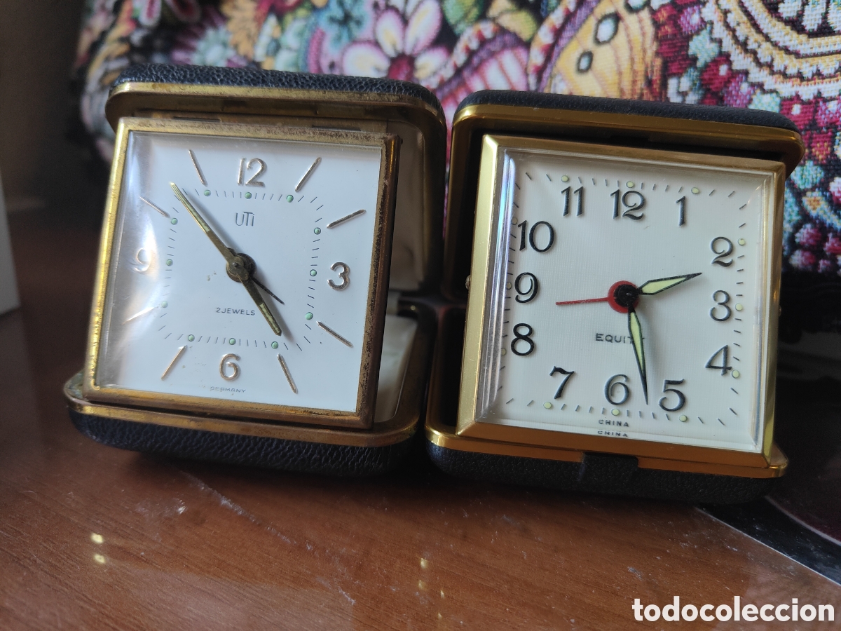 Despertadores antiguos: Relojes despertadores de viaje - Foto 1