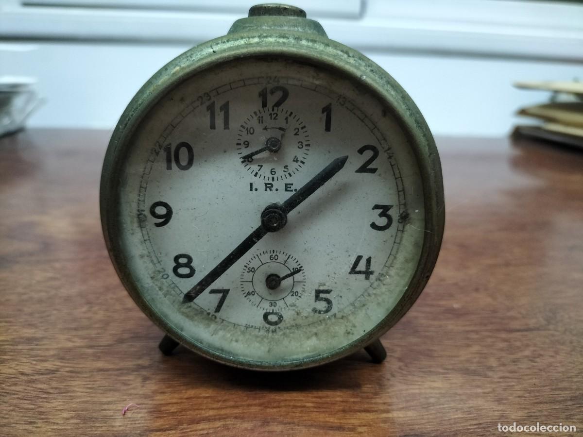 Despertadores antiguos: RELOJ I.R.E.DESPERTADOR NO FUNCIONA - Foto 1