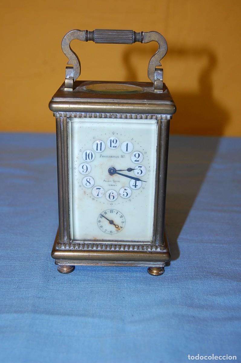 Despertadores antiguos: RELOJ DE VIAJE DE 1900 - Foto 1