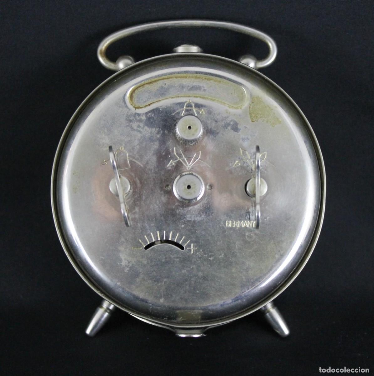 Despertadores antiguos: Antiguo reloj despertador Junghans - Foto 2