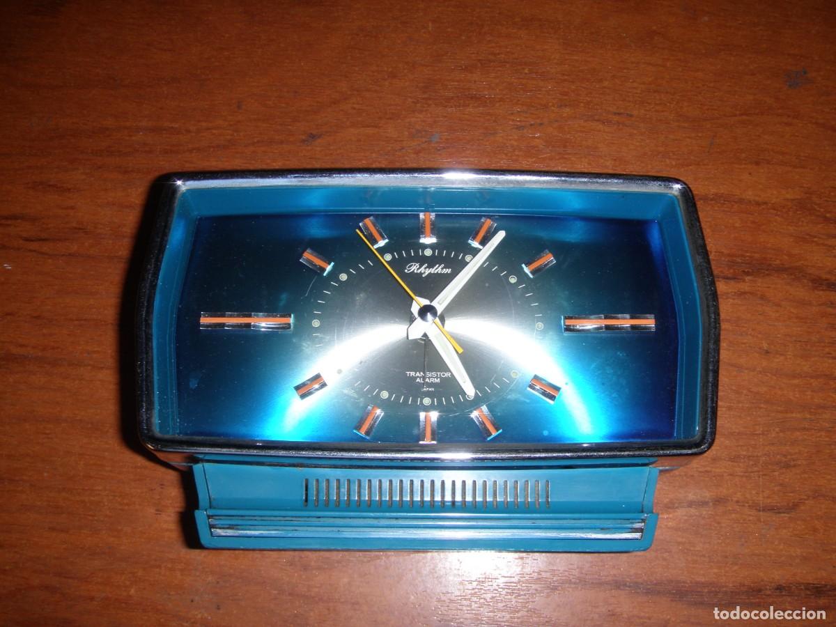 Despertadores antiguos: RELOJ RYTHIM JAPAN FUNIONANDO LEER - Foto 5