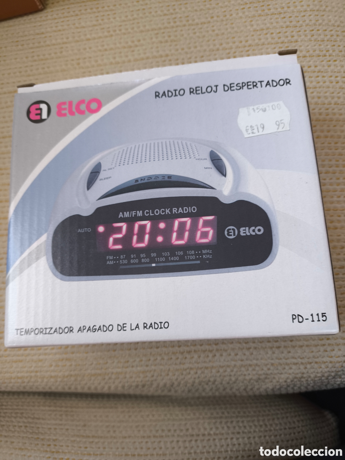 Despertadores antiguos: Radio reloj despertador nuevo - Foto 2