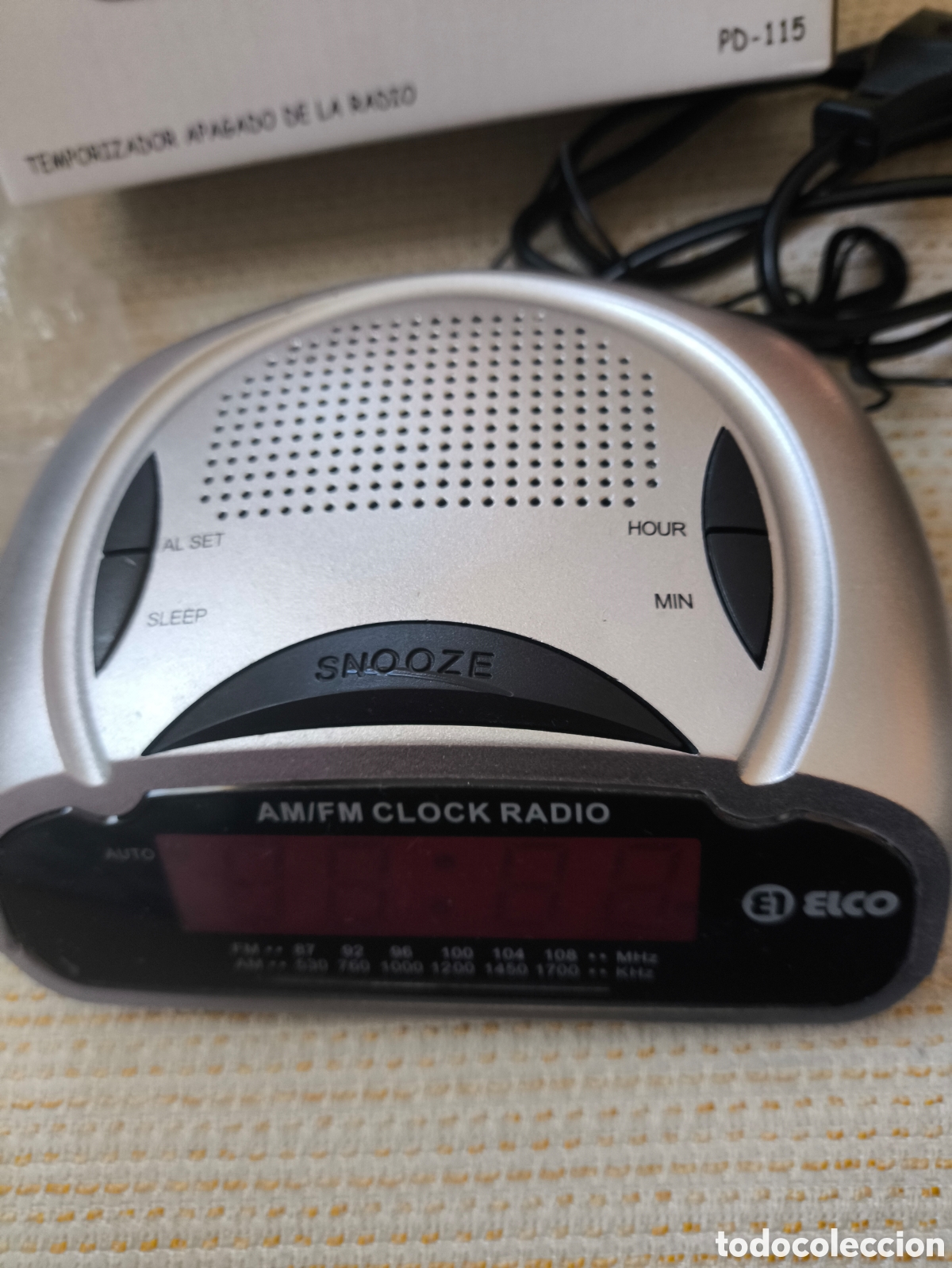 Despertadores antiguos: Radio reloj despertador nuevo - Foto 4