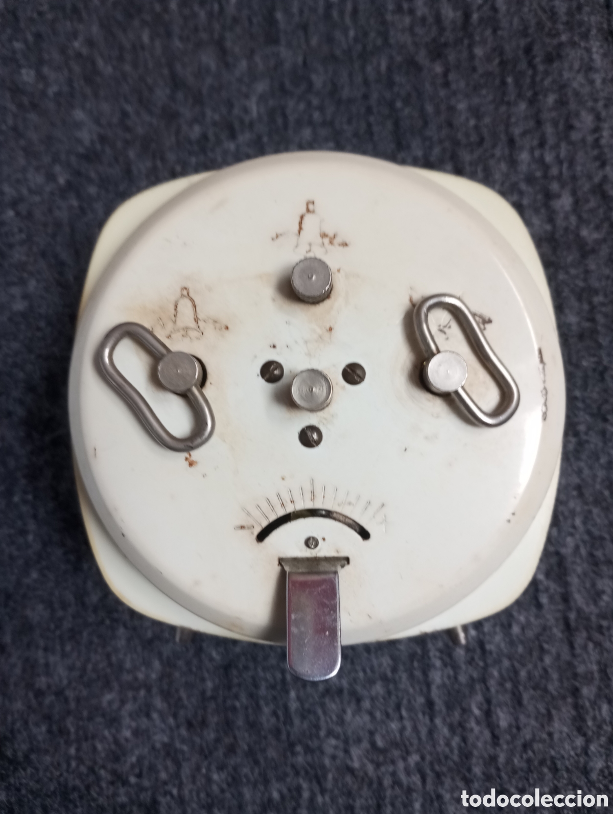 Despertadores antiguos: Reloj despertador ALBA de cuerda funciona - Foto 4