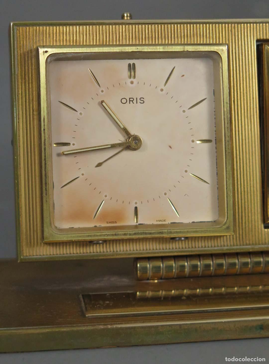 Despertadores antiguos: RELOJ CALENDARIO. ORIS - Foto 3