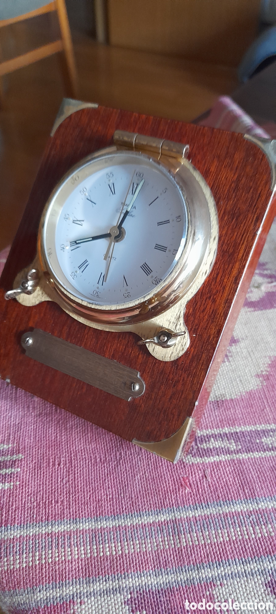 Despertadores antiguos: Reloj sobremesa suizo - Foto 4