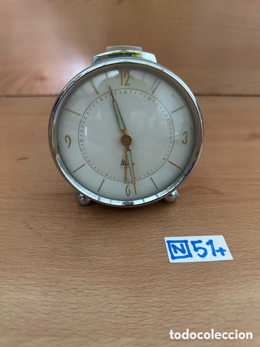 Despertadores antiguos: RELOJ DESPERTADOR MICRO DE CUERDA - Foto 1