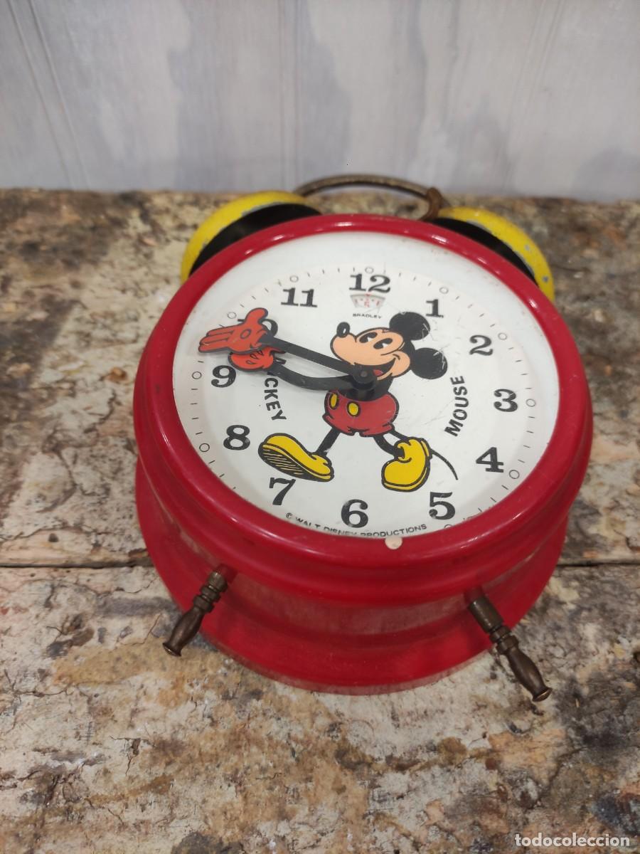 Despertadores antiguos: Despertador Mickey mouse , Bradley Germany - Foto 6