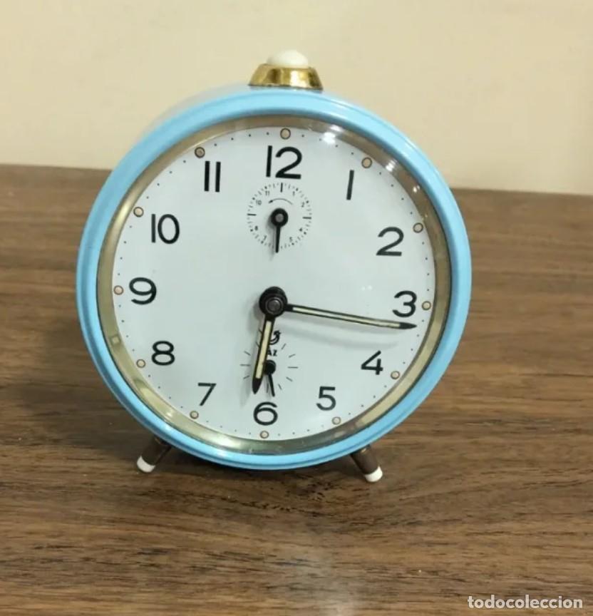 Despertadores antiguos: Reloj despertador jaz - Foto 1
