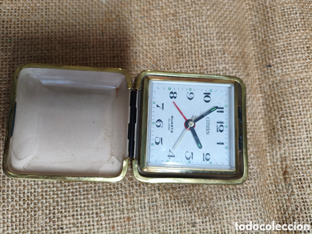 Despertadores antiguos: Reloj de viaje Citizen - Foto 1