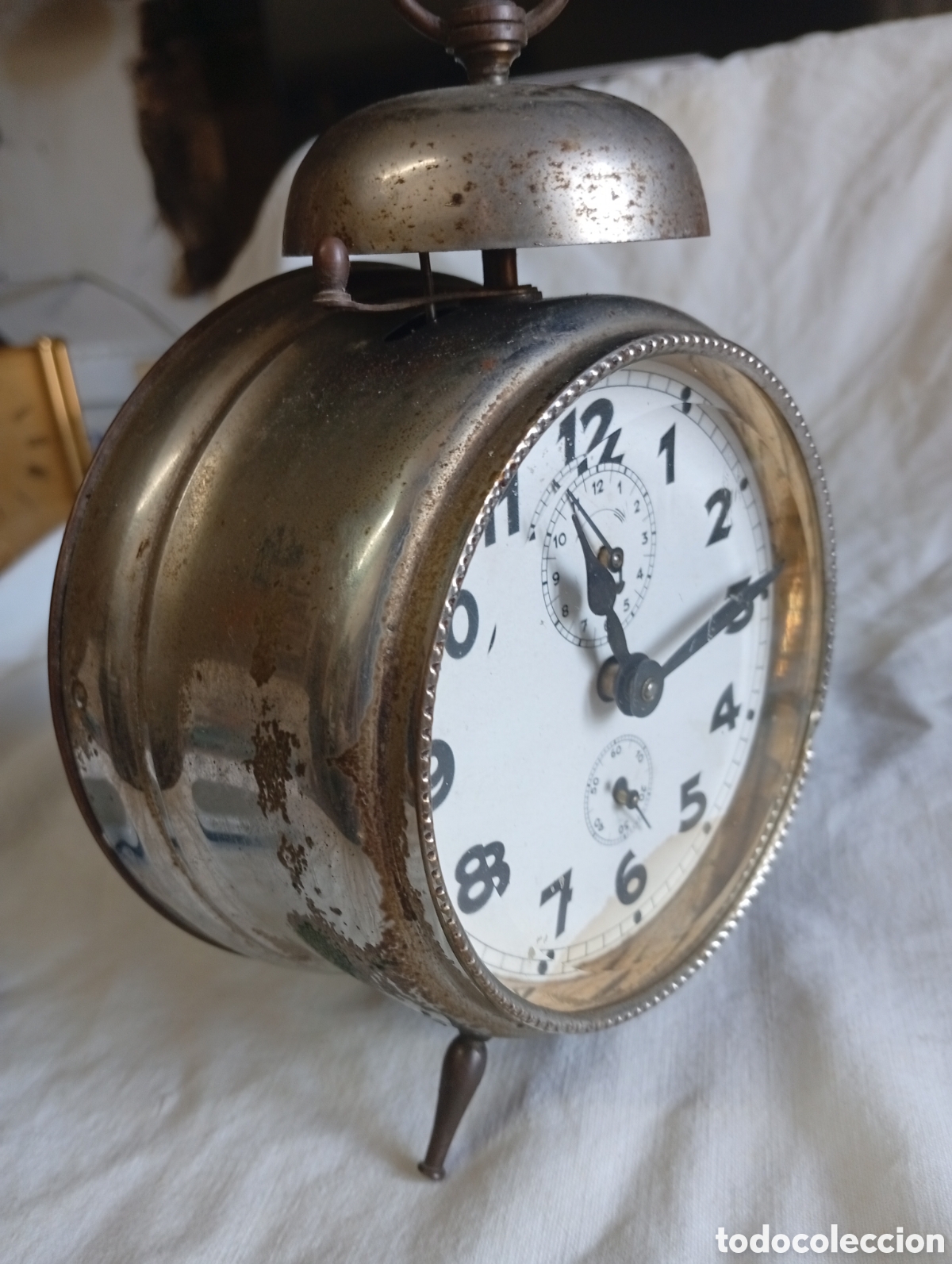 Despertadores antiguos: Reloj despertador de campana - Foto 2