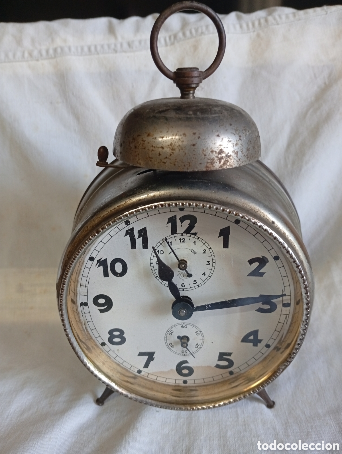 Despertadores antiguos: Reloj despertador de campana - Foto 1