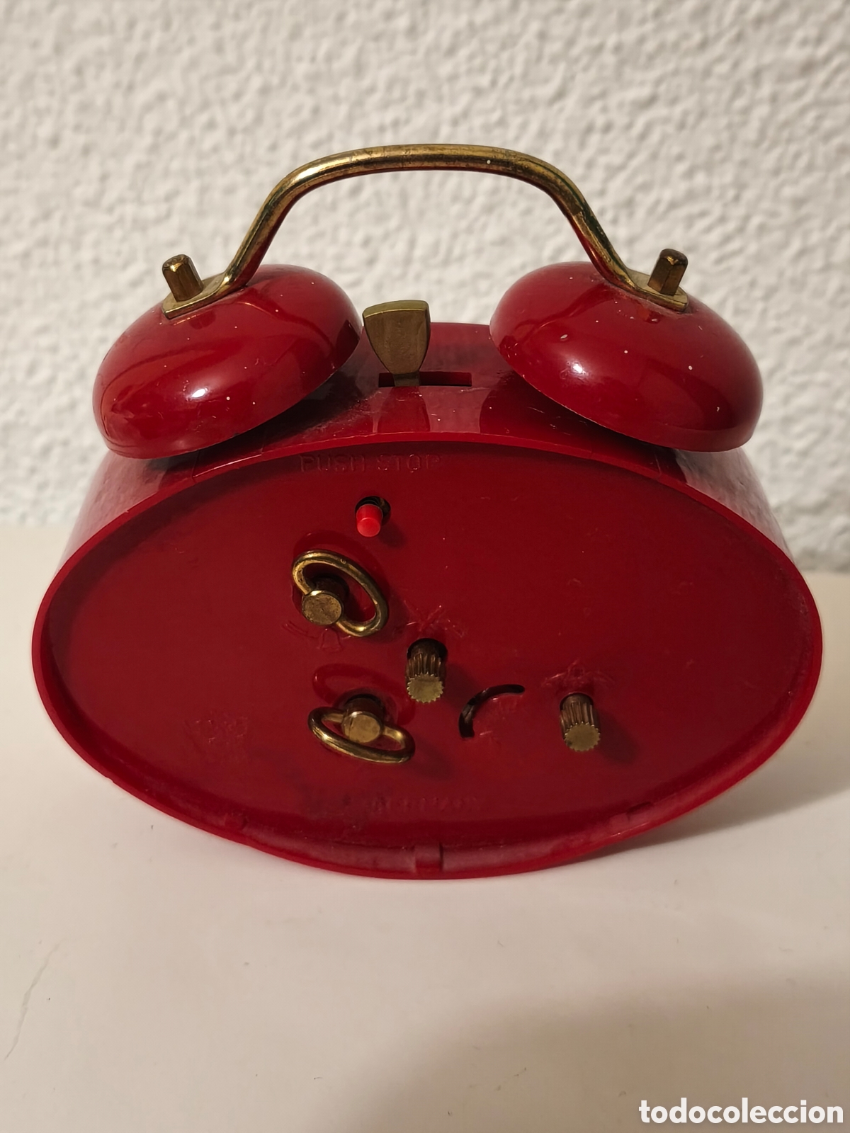 Despertadores antiguos: RELOJ DESPERTADOR JERGER GERMANY MODELO BIMBO - Foto 2