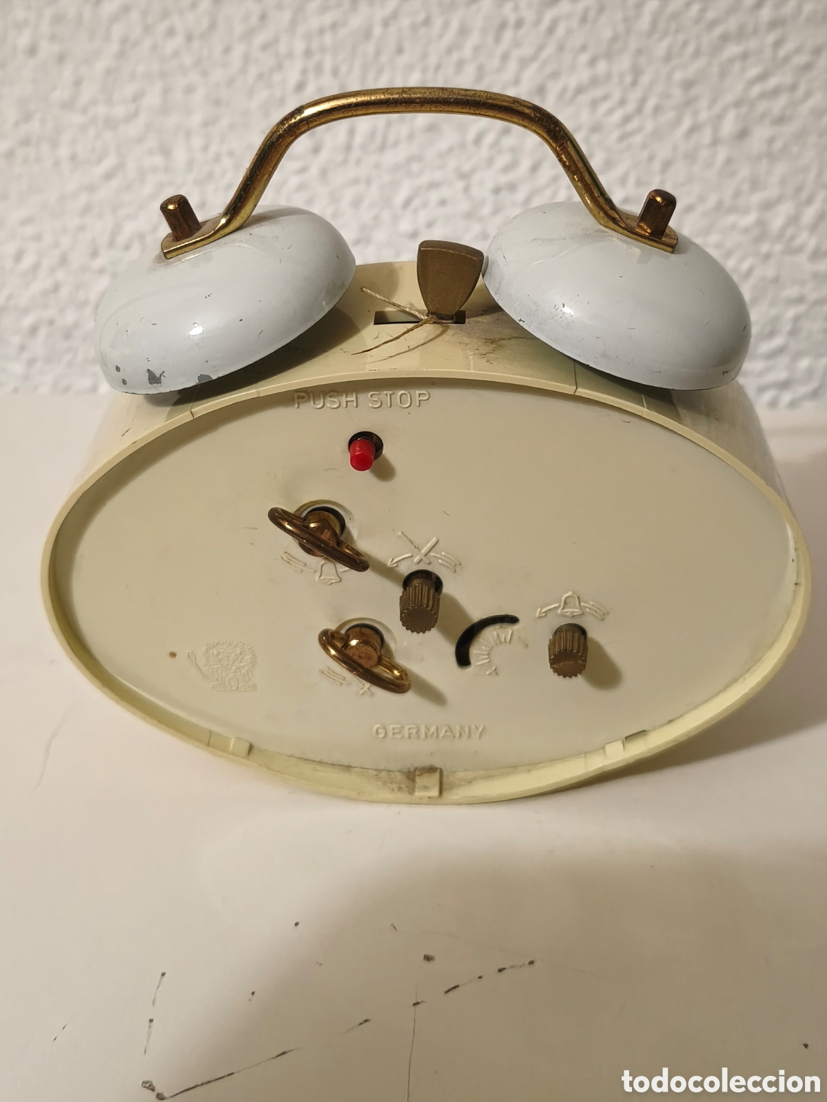 Despertadores antiguos: RELOJ DESPERTADOR JERGER GERMANY MODELO BIMBO - Foto 2