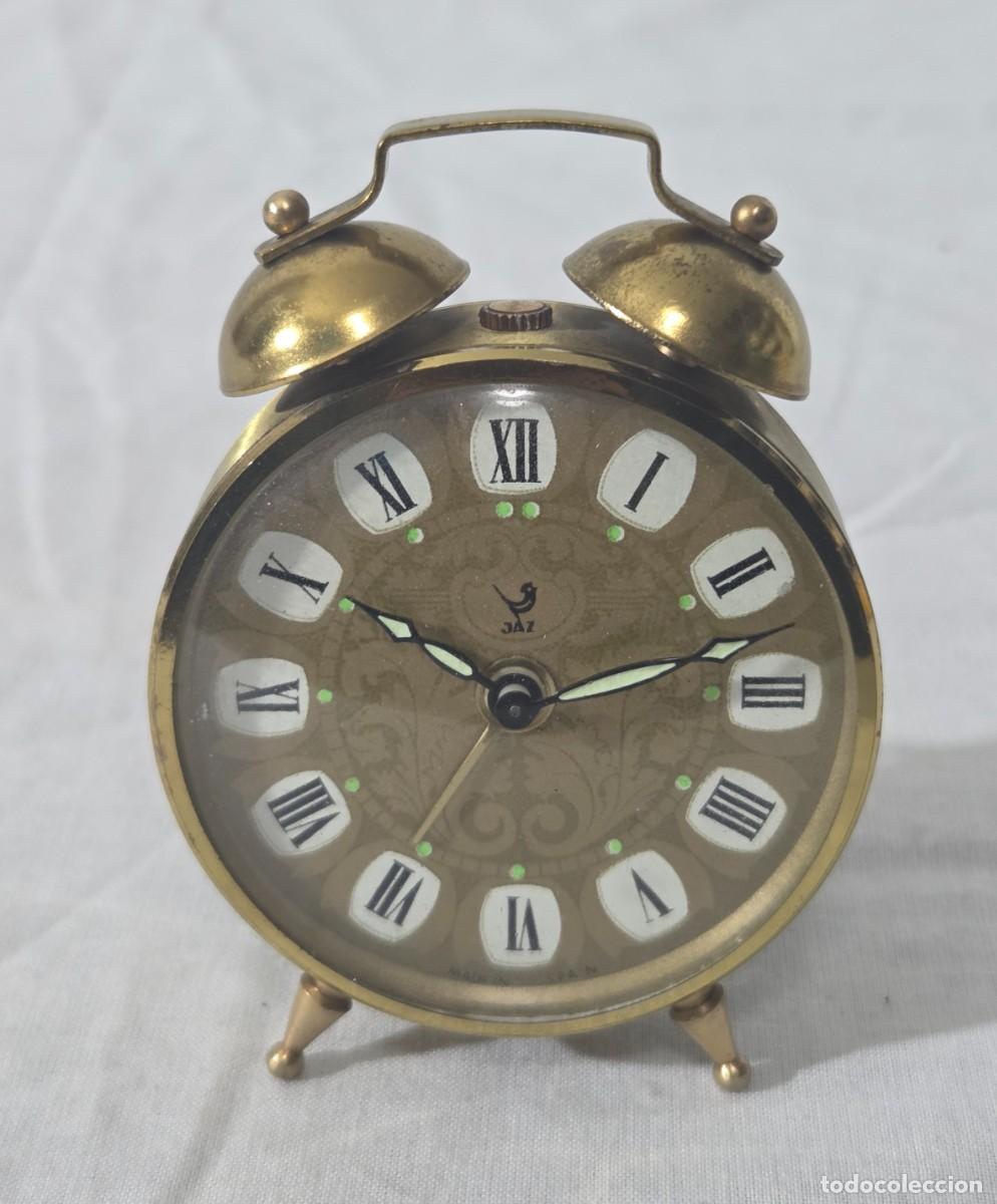 Despertadores antiguos: Reloj despertador JAZ, funcionando - Foto 2