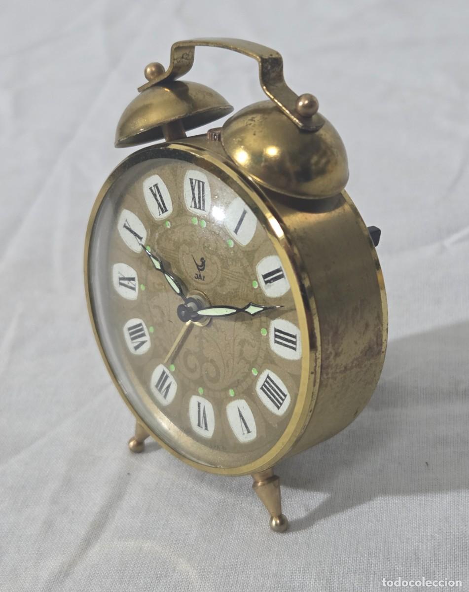 Despertadores antiguos: Reloj despertador JAZ, funcionando - Foto 3