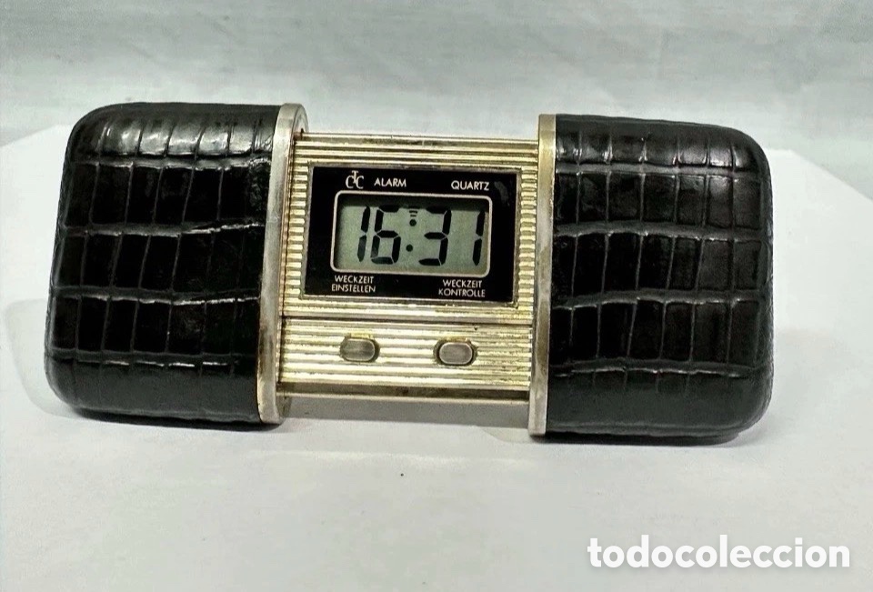 Despertadores antigos: Reloj CTC Despertador con alarma Digital De Bolsillo